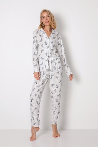 Pidžama Aruelle za žene, boja: bijela