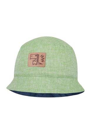 Detský klobúk Broel zelená farba,