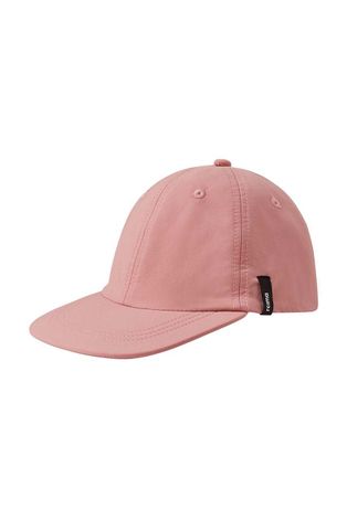 Дитяча кепка Reima Lipalla колір рожевий однотонна