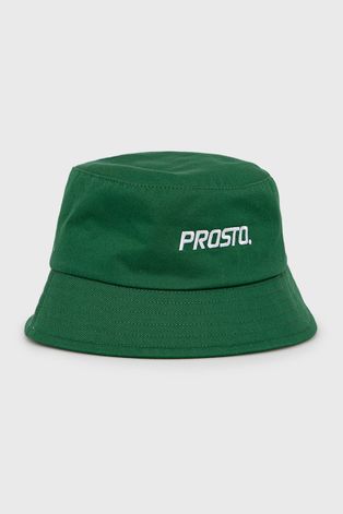 Бавовняний капелюх Prosto Better колір зелений з бавовни