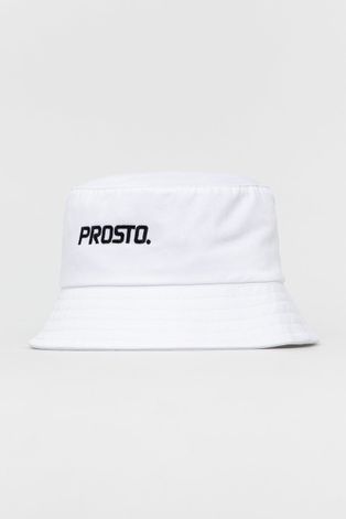 Βαμβακερό καπέλο Prosto Better χρώμα: άσπρο
