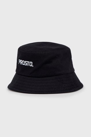 Pamučni šešir Prosto Better boja: crna, pamučni