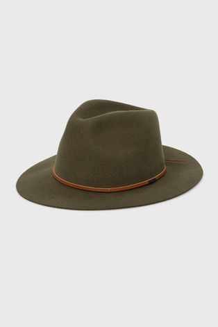 Μάλλινο καπέλο Brixton χρώμα: πράσινο