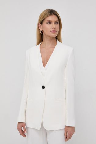 Піджак Liviana Conti колір білий регу гладка