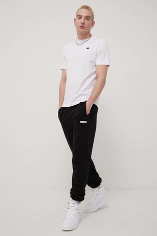 Παντελόνι Prosto Minez ανδρικό, χρώμα: μαύρο