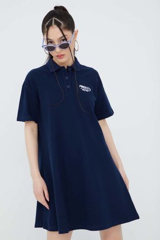 Βαμβακερό φόρεμα Prosto Mortie χρώμα: ναυτικό μπλε