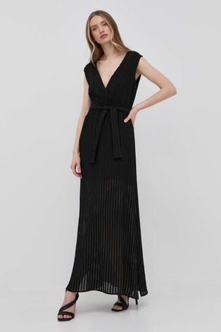 Φόρεμα Silvian Heach χρώμα: μαύρο,