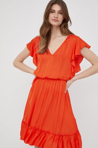 Haljina XT Studio boja: narančasta, mini, širi se prema dolje