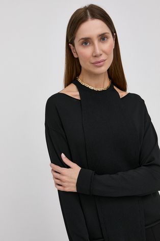 Liviana Conti pulóver könnyű, női, fekete