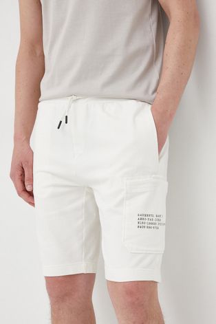 Kratke hlače Manuel Ritz za muškarce, boja: bijela