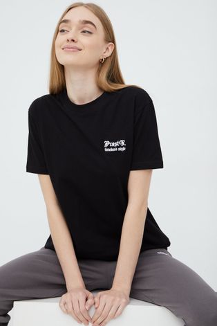 Бавовняна футболка Prosto Gothi колір чорний