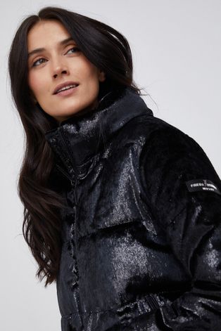 Куртка Frieda & Freddies жіноча колір чорний зимова