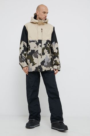 Куртка для сноуборду Volcom колір бежевий Gore-Tex