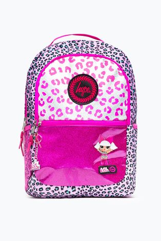 Дитячий рюкзак Hype x L.O.L. колір фіолетовий великий візерунок