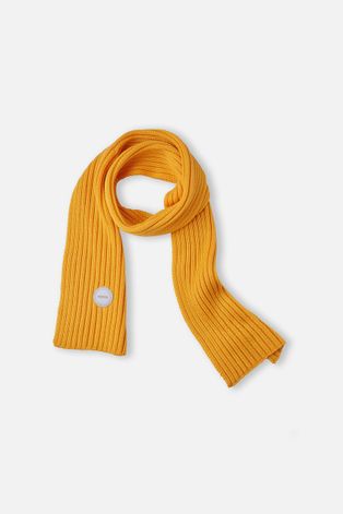 Dětský vlněný šátek Reima Nuuksio oranžová barva, hladký