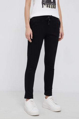 Kalhoty Frieda & Freddies dámské, černá barva, hladké