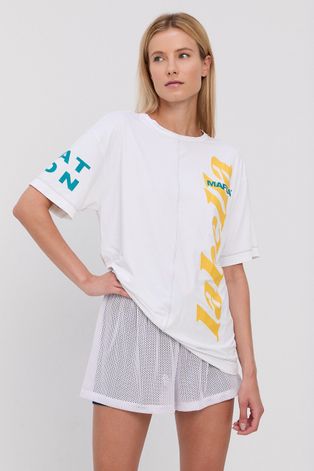 Majica kratkih rukava LaBellaMafia za žene, boja: bijela