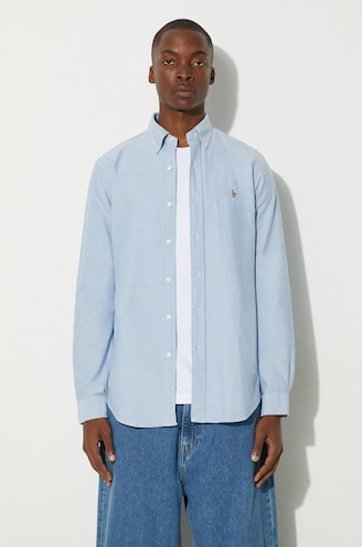 POLO RALPH LAUREN ライトブルー ポロシャツ S ラルフローレン パイルポロシャツ ライトブルー 表記(XL) | すべての