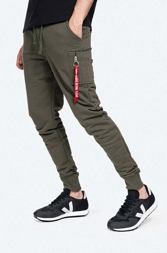 Alpha Industries joggers X-Fit Slim Cargo Pant green color 178333.257 | buy  on PRM