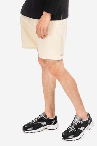 CLOTTEE cotton shorts Belted Shorts beige color | buy on PRM