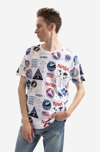 T-shirt cotton | Alpha x color white on NASA PRM buy Industries