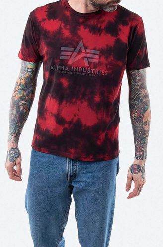 Alpha Industries cotton t-shirt red color | buy on PRM