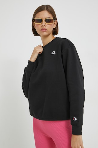 Champion sweatshirt women s black color at PRM US