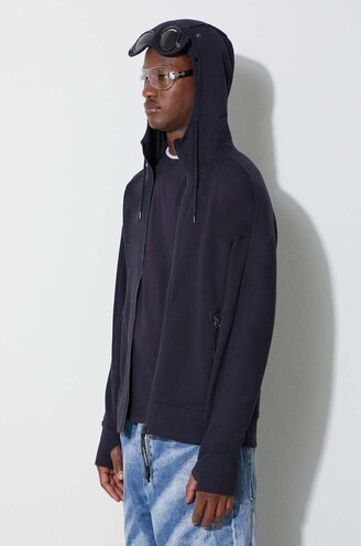 C.P. Company cotton sweatshirt DIAGONAL RAISED FLEECE ZIPPED