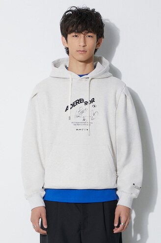 ★ADERERROR★ Block hoodie Grey Ader Error - Block Hoodie | HBX - Globally Curated Fashion