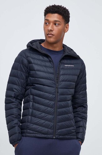 Peak Mountain Giacca Piumino Uomo CILVER – Con Cappuccio Staccabile, Tasche Multiple, Polsini Regolabili E Ghetta Antineve