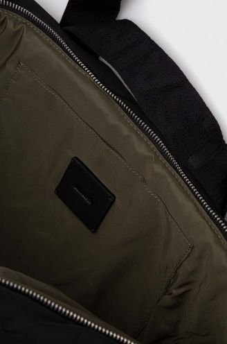 AllSaints torebka ESME NYLON E/W TOTE kolor czarny | Answear.com