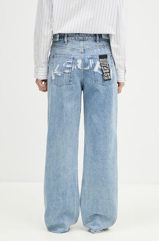 すず　0308 Ksubi Low Rider Cuffed Aged Jeans | Blue | FARFETCH