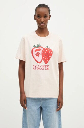 A Bathing Ape cotton t-shirt Bape Strawberry PRM EU