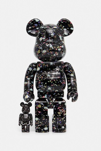 Декоративная фигурка Medicom Toy Be@rbrick Anever Black 100% & 400