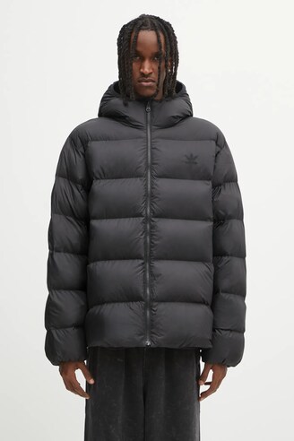 は*ん様 adidas HOODED PARKA 短丈　Y2K ナイロン シェル adidas Y-3 Padded Hooded Parka - Black | Free Shipping with
