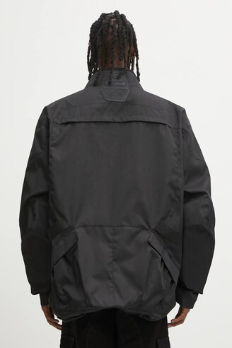 VETEMENTS ミリタリージャケット ブラック ユニセックスS VETEMENTS ミリタリージャケット ブラック ユニセックスS ステッチ