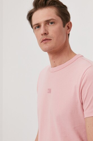 Tommy Hilfiger t-shirt rózsaszín, férfi 