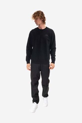 Edwin cotton sweatshirt Base Crew men s black color buy on PRM