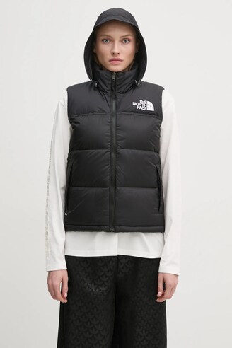 THE NORTH FACE DOWN VEST センターロゴ ノースフェイスダウンベストセンターロゴ