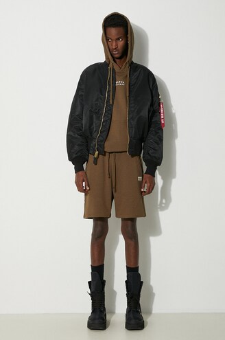 Alpha Industries bomber jacket MA-1 men's black color Alpha Industries bomber jacket MA-1 men's black color