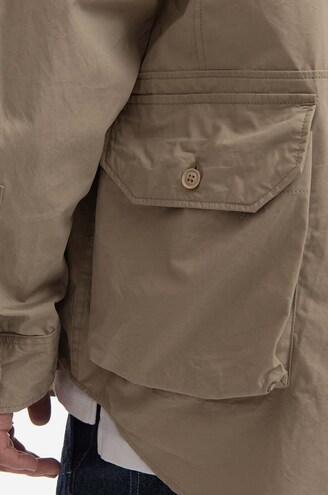 【限定出品】engineered garments explorer Engineered Garments Explorer Shirt Jacket | Khaki Cotton