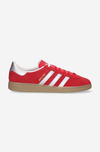 adidas Originals suede sneakers Munchen red color at PRM US