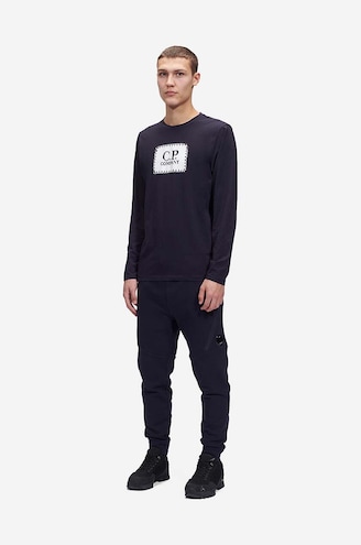 Cp company best sale tracksuit black