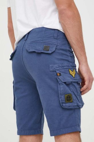 Alpha Industries shorts men's blue color | buy on PRM