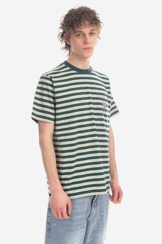 T shirt carhartt rayé sales