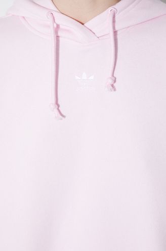 Adidas originals pink outlet trefoil boyfriend hoodie