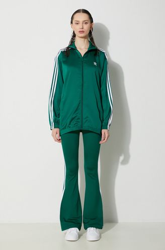 Women's green adidas originals clearance tracksuit