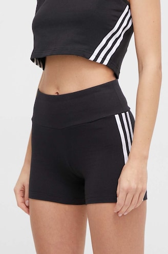 adidas Elastic Waistband Essentials Small Logo Woven Shorts