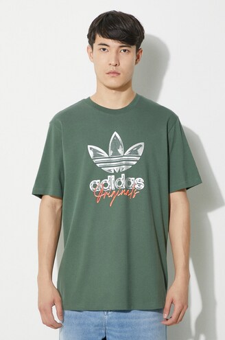 Tシャツ・カットソー adidas originals POLO T-SHIRT 2COLOR adidas Originals cotton t-shirt PRM EU