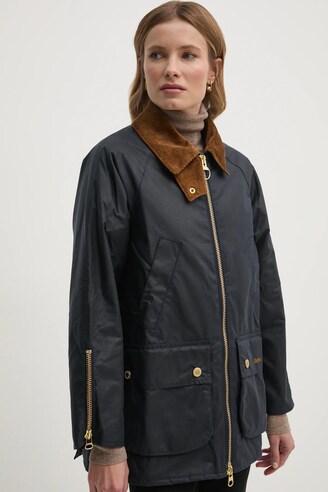 アウターその他 BARBOUR Woman Waistcoat Green LLI0003 OL71 Barbour Ladies Morris Wax Utility Jacket - Olive
